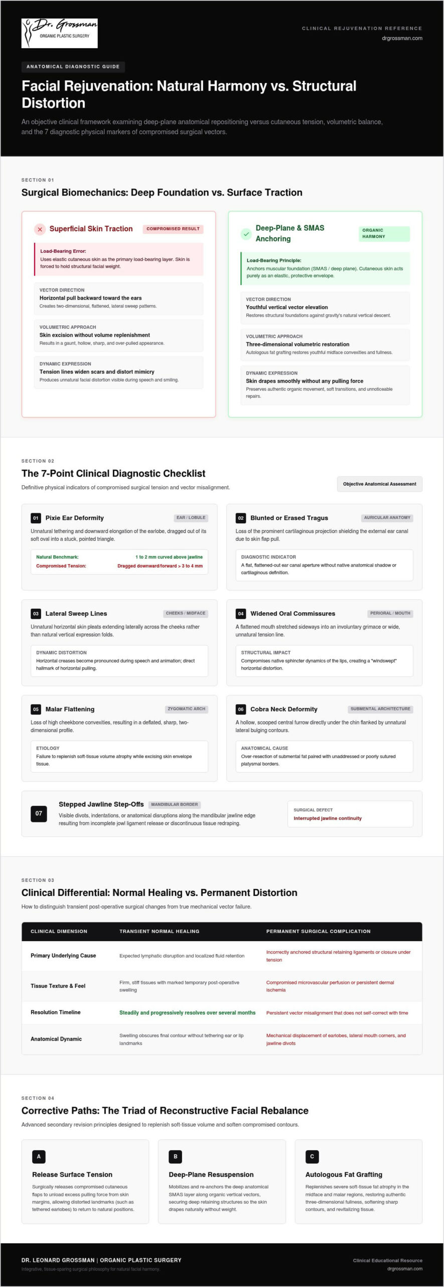 Signs of a Bad Facelift: The Clinical Checklist for Identifying Unnatural Results 1 Signs of a Bad Facelift: The Clinical Checklist for Identifying Unnatural Results