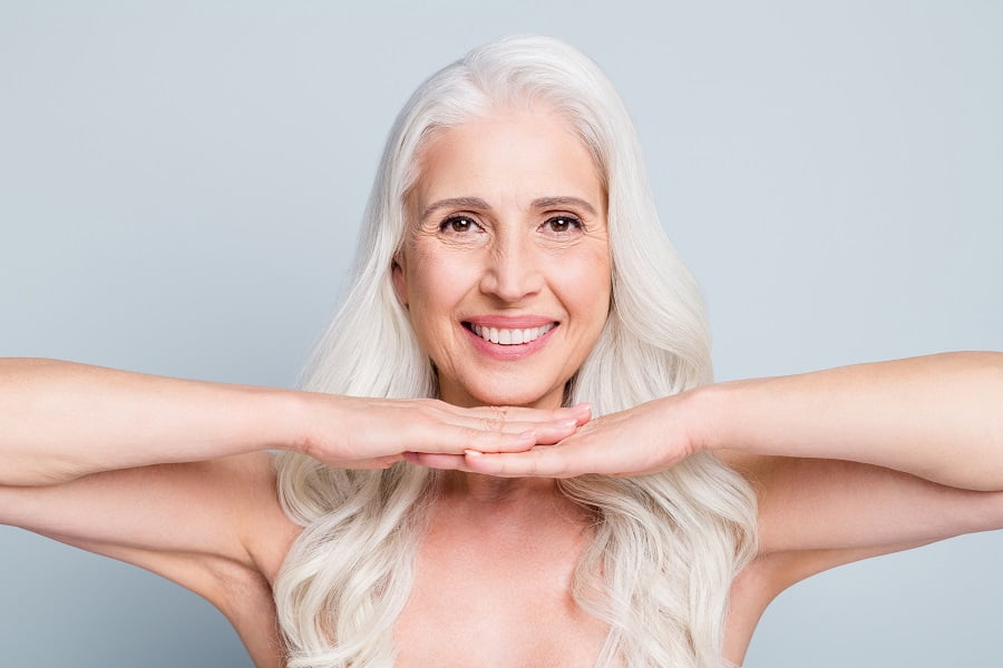 A Middle age woman with her younger look | Get young look at any age in Dr. Leonard Grossman M.D. | New York