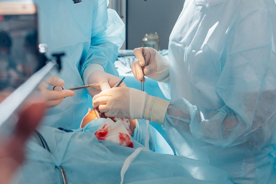 Plastic surgery of the nose in operating room | Dr. Leonard Grossman M.D. | NY